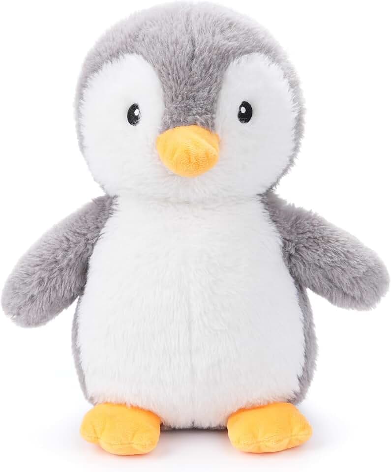 WEIGEDU King Penguin Stuffed Animal Plush Toy, 12 inches