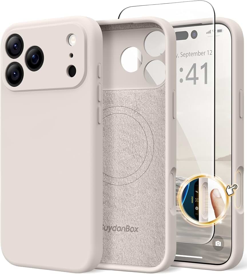 Magnetic for iPhone 18 Pro Max/iPhone 17 Pro Max Case Silicone