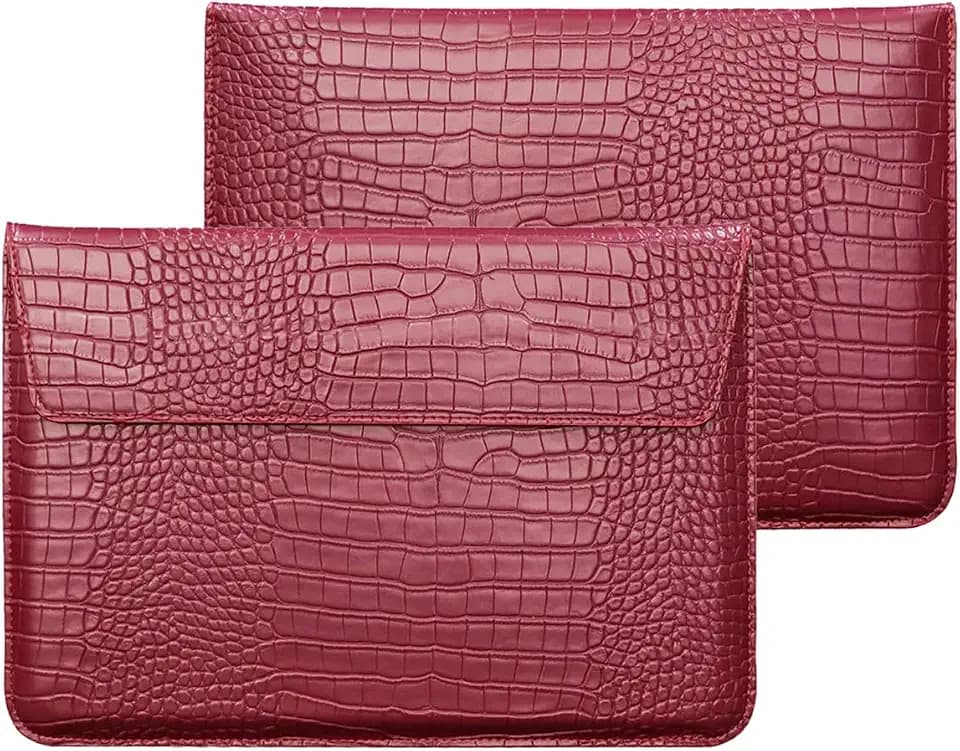 Laptop Sleeve Bag for MacBook Air 15 inch M5 M4 M3 M2 Pro 15", Red