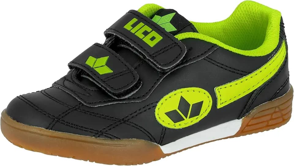 Lico Unisex Kinder Bernie V Hallenturnschuhe(Klettverschlüsse können variieren)