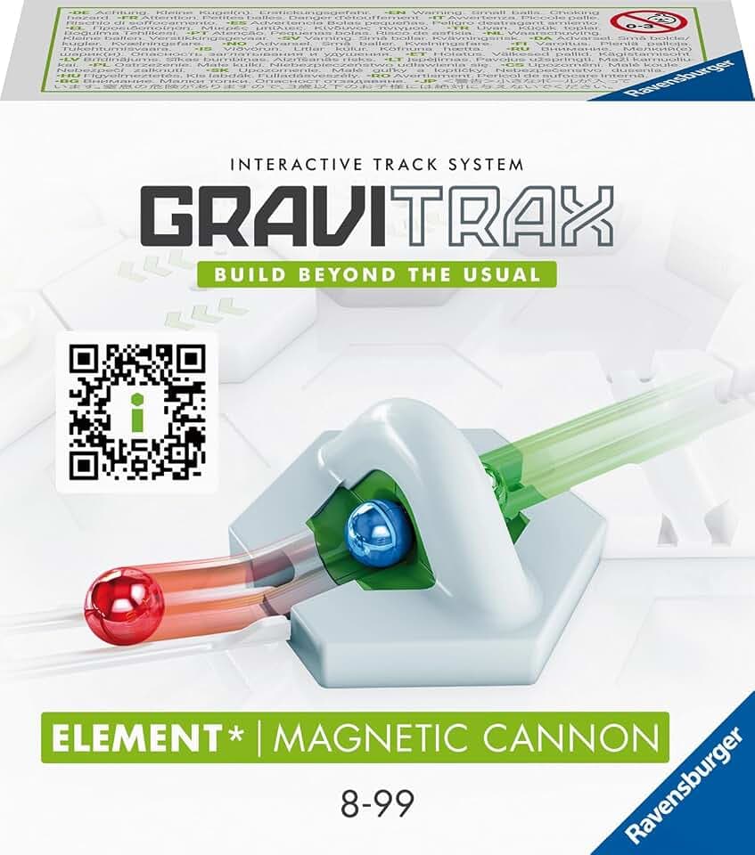 Ravensburger GraviTrax Base Element Magnetic Cannon - Kugelbahn-Erweiterung