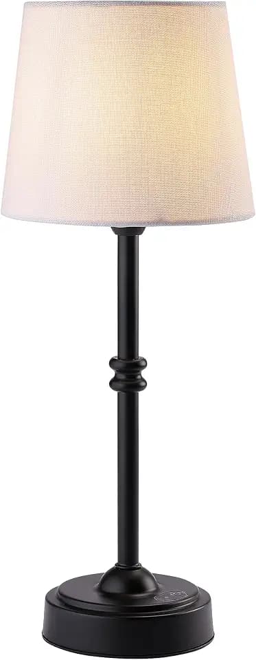 O'Bright Seraph Cordless Rechargeable LED Table Lamp, Black