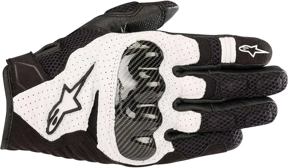 Alpinestars SMX 1 Air V2 Motorcycle Gloves Lightweight Ventilated Design Street Riding Comfort Enhanced Grip Protection