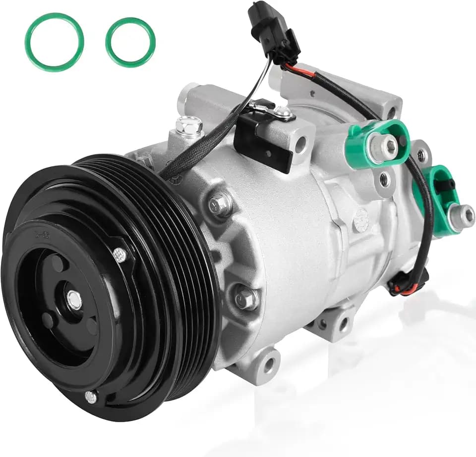 HYR New Air Conditioner AC Compressor with Clutch Compatible with Hyundai Tucson 2.4L 2010-2015, Tucson 2.0L 2011-2013 & Kia Sportage 2.0L 2.4L 2011-2016, #1177305 140852