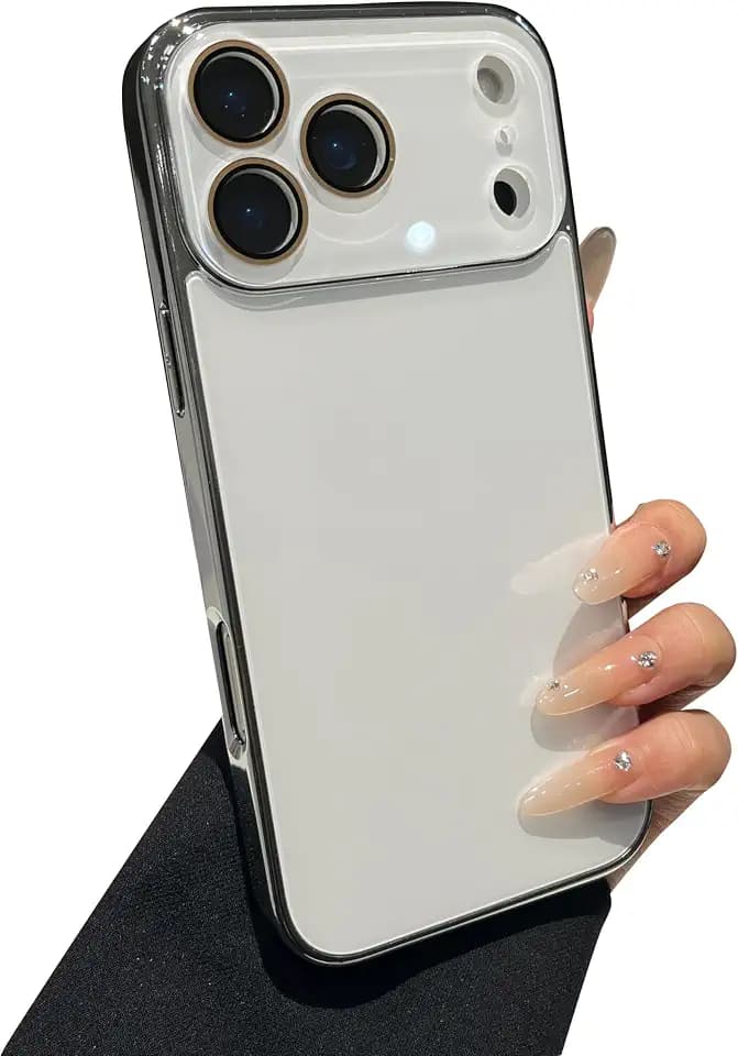 Caseative for iPhone 15 Pro Case, White