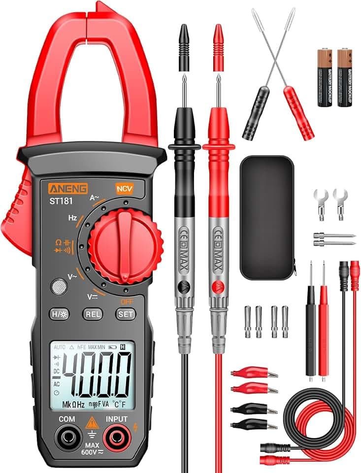 ANENG Multimeter mit 4000 Zählungen,TRMS AC/DC Spannung Voltmeter und NCV