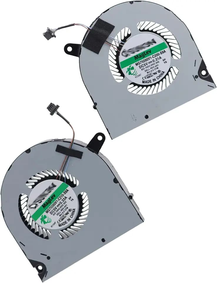 Deal4GO CPU & GPU Graphics Cooling Fan PC01D F3DF0 Replacement for Dell G3 3500 G5 5500 G5 SE 5505 (with GTX 1660Ti RTX 2060)