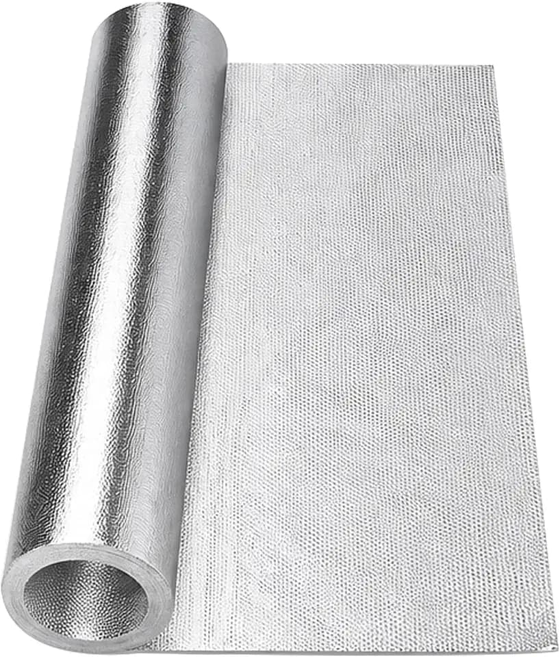 Alu Hitzeschutzmatte 60 × 500 cm, Selbstklebende Isolierfolie