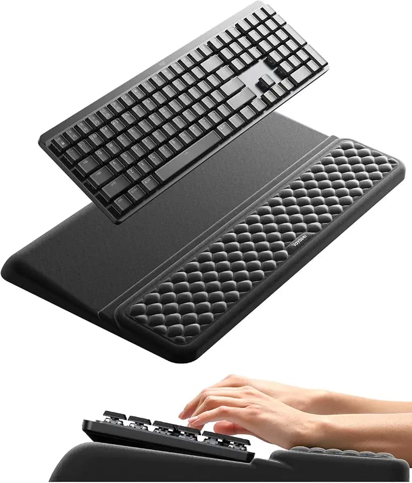 Vaydeer Wrist Rest with Keyboard Stand Computer Ergonomic Wrist Support Pad