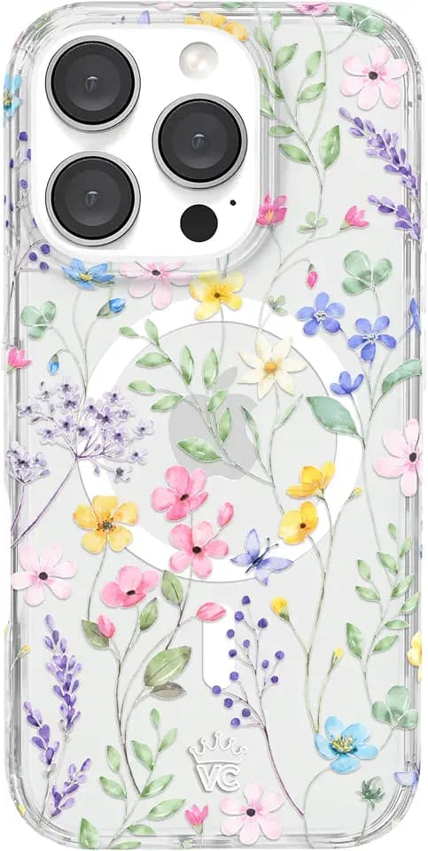 VELVET CAVIAR for iPhone 16 Pro Case Wildflower - Compatible with MagSafe [16ft Drop Tested] - Enchanted Floral Colorful Summer Vibes