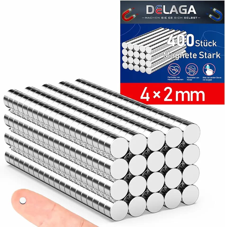 400 Stück Magnete, Kleine Magnete 4x2mm Magnet