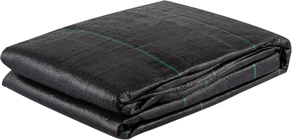 VEVOR Driveway Fabric, 12.5x30ft-3.5oz Woven Landscape Fabric, Weed Fabric Barrier Heavy Duty, Garden Fabric Weed Barrier, Weed Control Fabric, Geotextile Fabric, Weed Block Gardening Mat, Landscaping