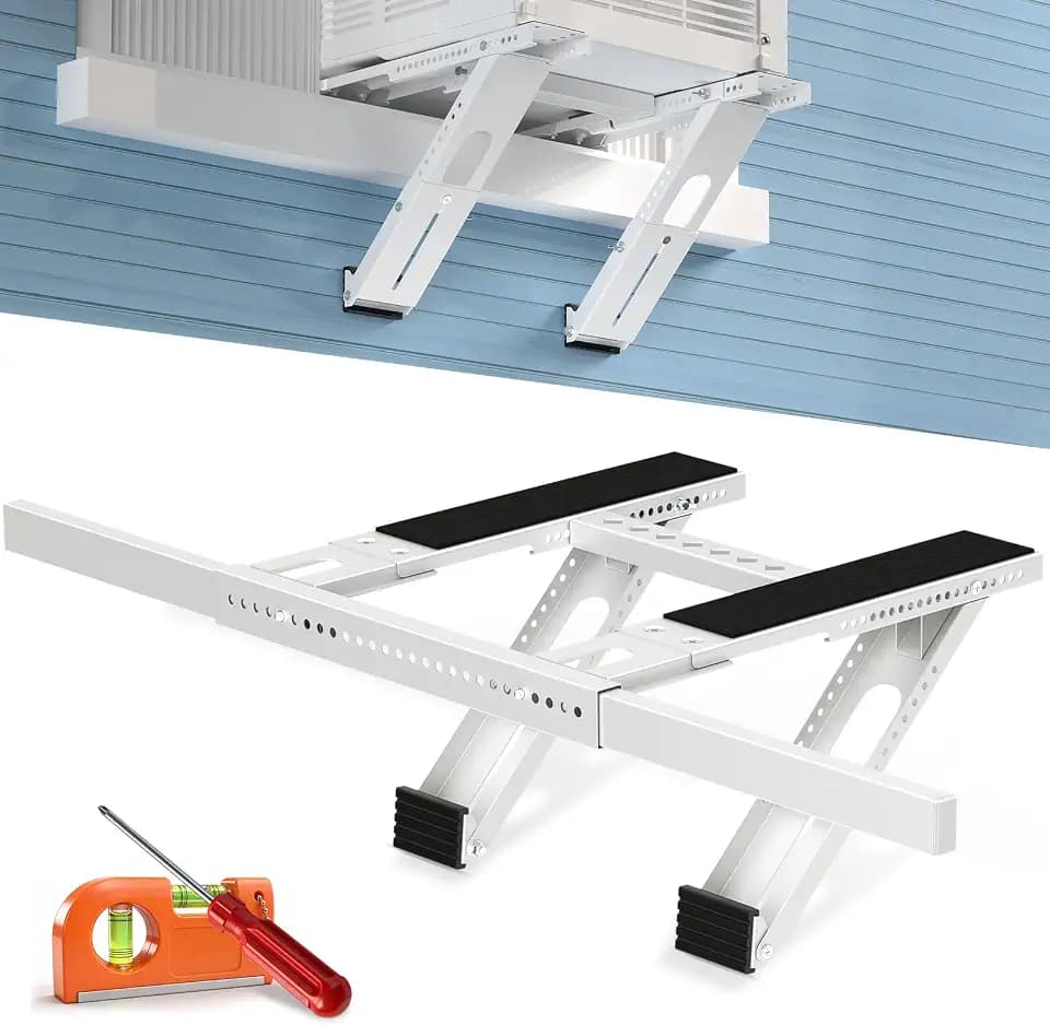 Window AC Support Bracket, No Drill, Heavy Duty Holds Up to 350LBS