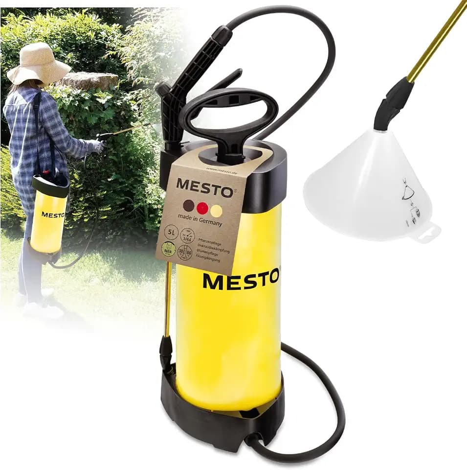 Mesto FLORI M Drucksprühgerät 5L SET inkl. Spritzschirm rund | 3 Bar