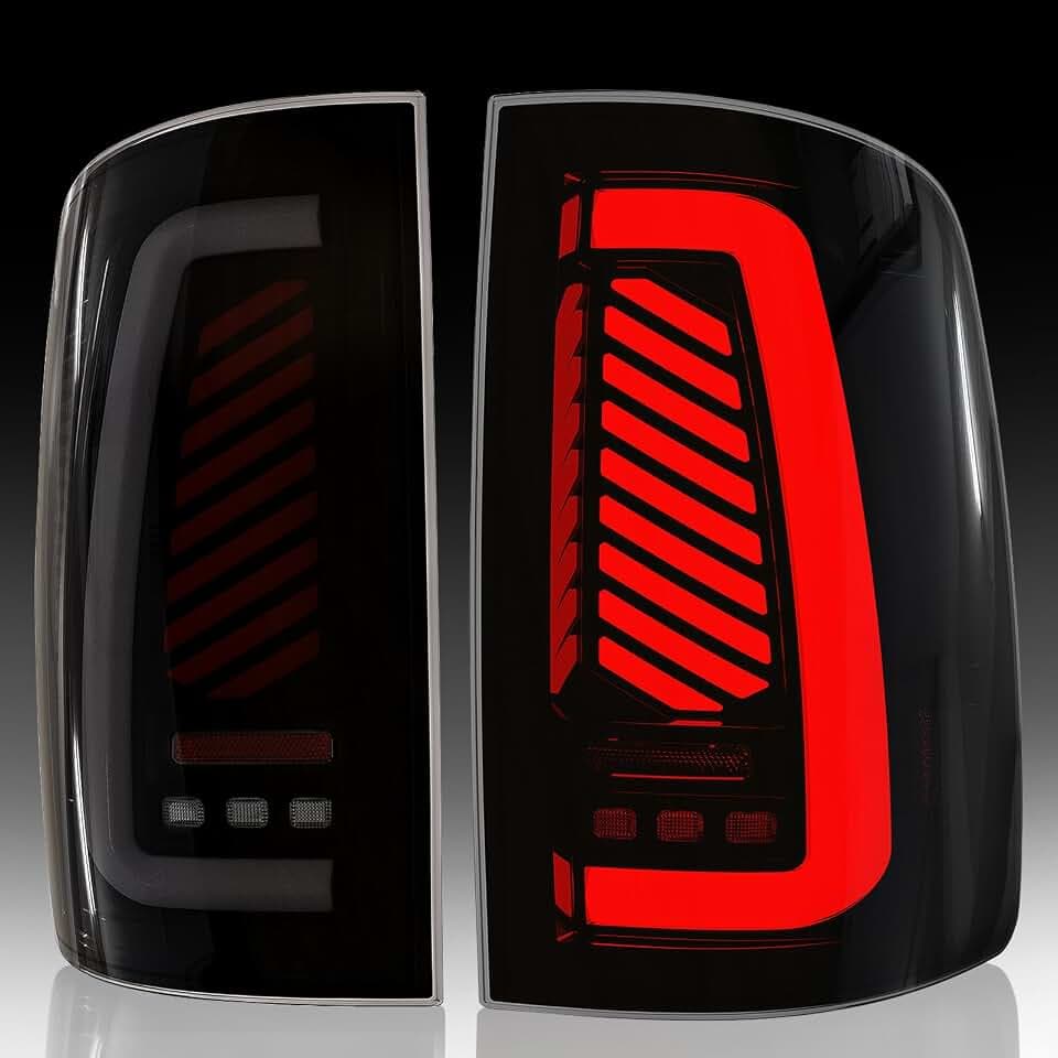 Daikokuya Led Tail Lights Assembly, Compatible with 2009-2018 Dodge Ram
