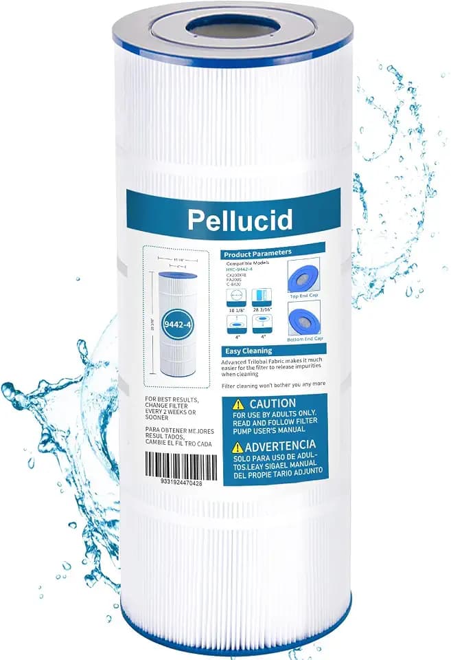 PELLUCID C200S Pool Filter Cartridge Compatible with Pleatco PA200S