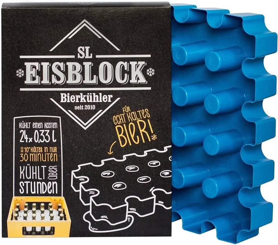 Bierkastenkühler 24x0,33l Made in Germany, 34 x 25 x 6 cm Blau