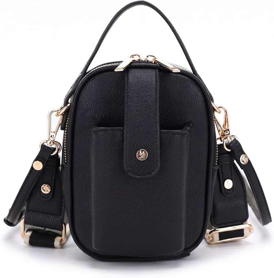 Mali+Lili Gail Vegan Leather Multi Compartment Crossbody Bag