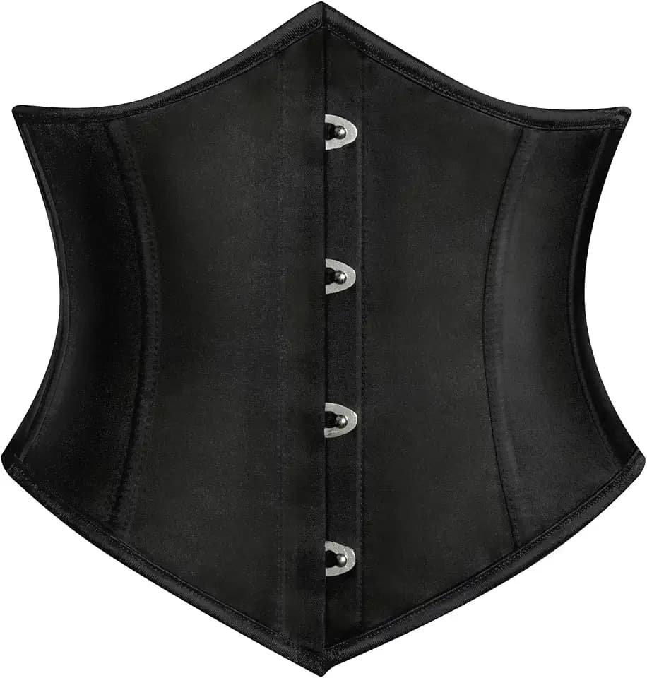SCARLET DARKNESS Damen Unterbrust Korsett Taillenmieder Mittelalter Corsage