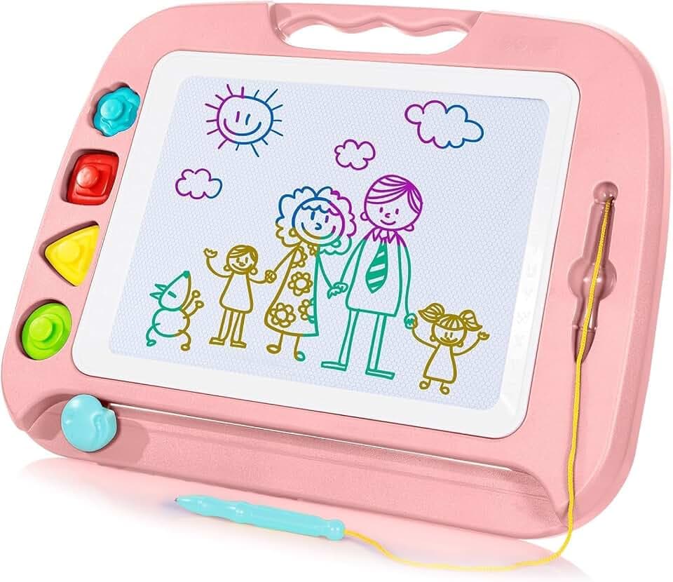 SGILE Magnettafel Kinder, Maltafel Zaubertafel Spielzeug, Groß 42 x 32 cm