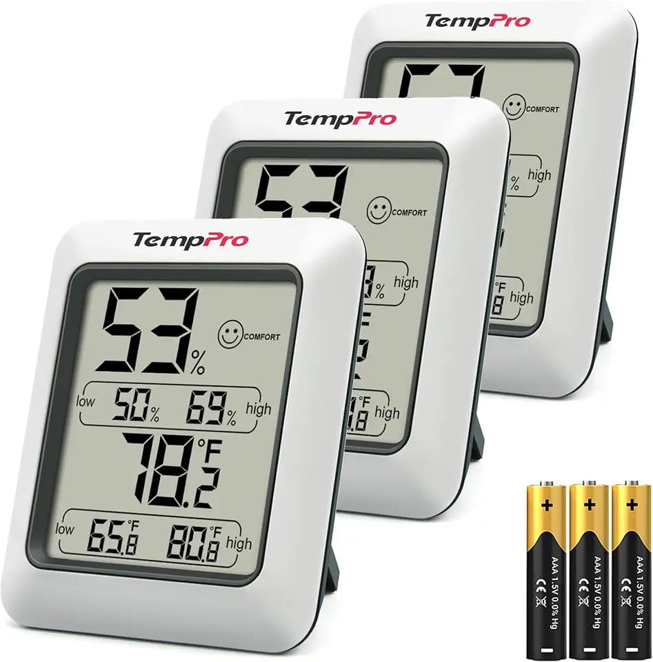 TempPro TempAir Digital Hygrometer Indoor Thermometer Humidity Monitor