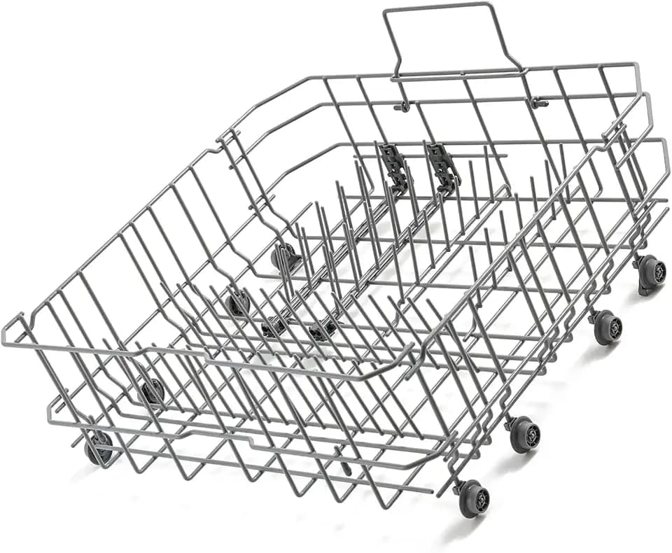 20007189 20000533 Dishwasher Lower Rack Replacement for Bosch Dishwasher Rack Parts 300 500 800 Series Dishrack Bosch Thermador Dishwasher Bottom Rack Basket SHP865ZD5N SHE68T55UC