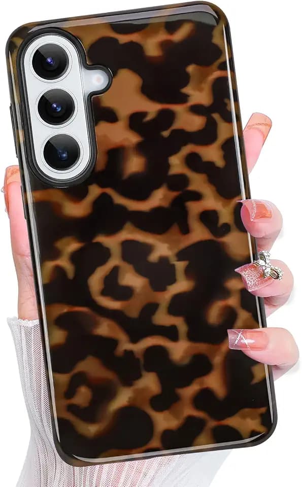 Magnetic for Samsung Galaxy S26 Plus Case Cute Aesthetic, Amber Leopard 2