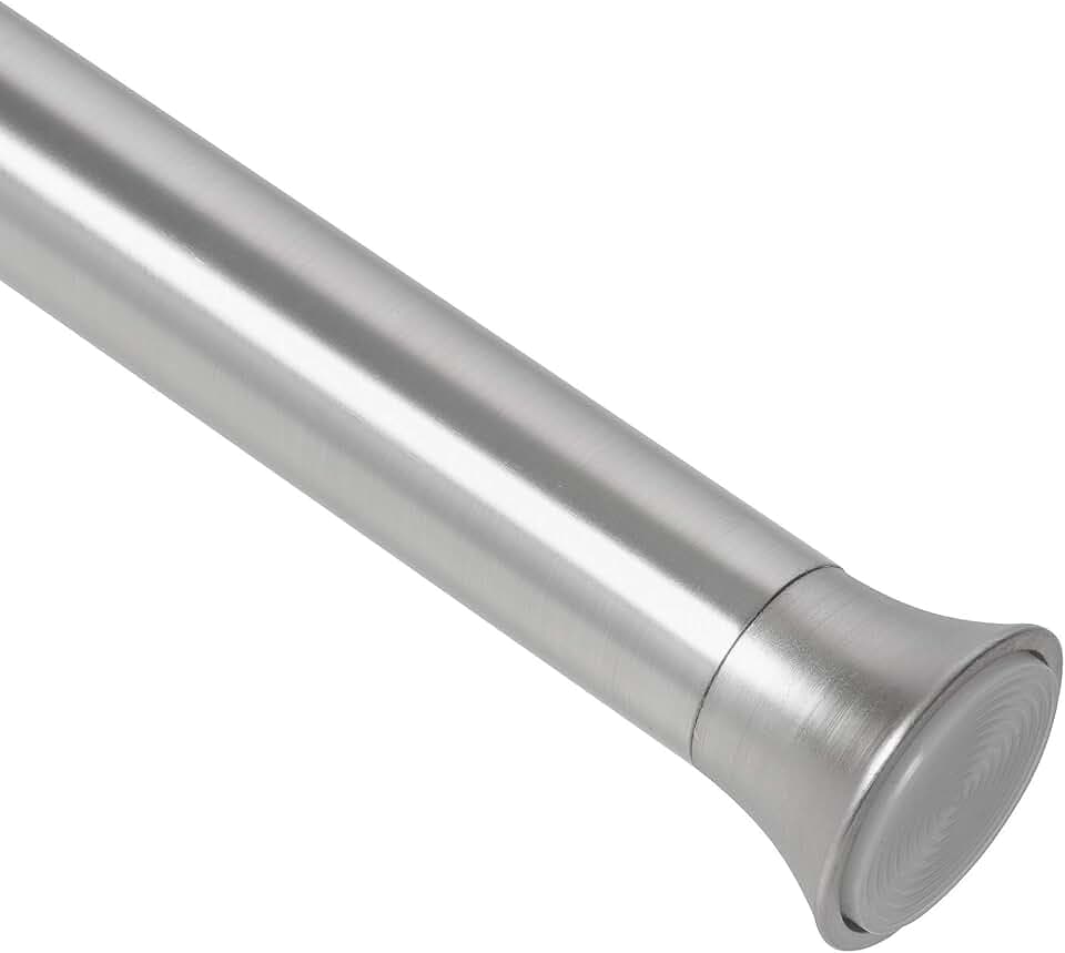 Umbra Chroma Tension Rod for Window, Adjustable 54" to 90", Nickel
