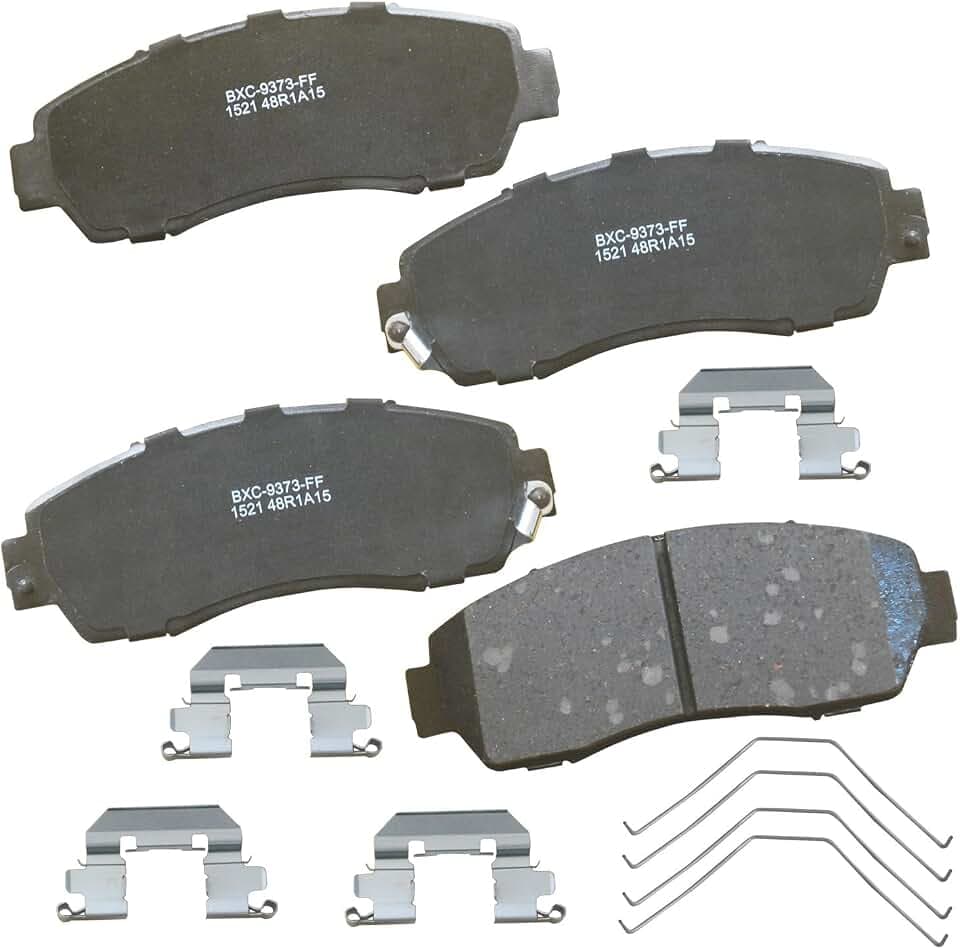 Bendix Premium SBC1521 Ceramic Front Brake Pads for Select Models Acura RDX, Honda Accord Crosstour, CR-V, Odyssey, Passport, Subaru Legacy
