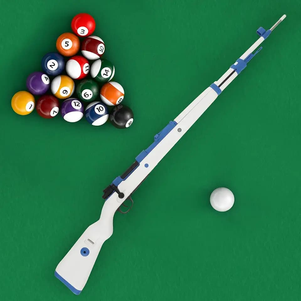 Automatic Pool Cue, DIY Creative Billiard Cue