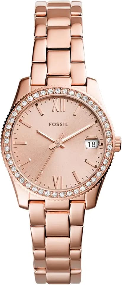 Fossil Women's Watch, Scarlette Quartz Stainless Steel Three-Hand Watch for Women