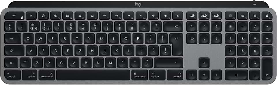 Logitech MX Keys für Mac kabellose beleuchtete Tastatur