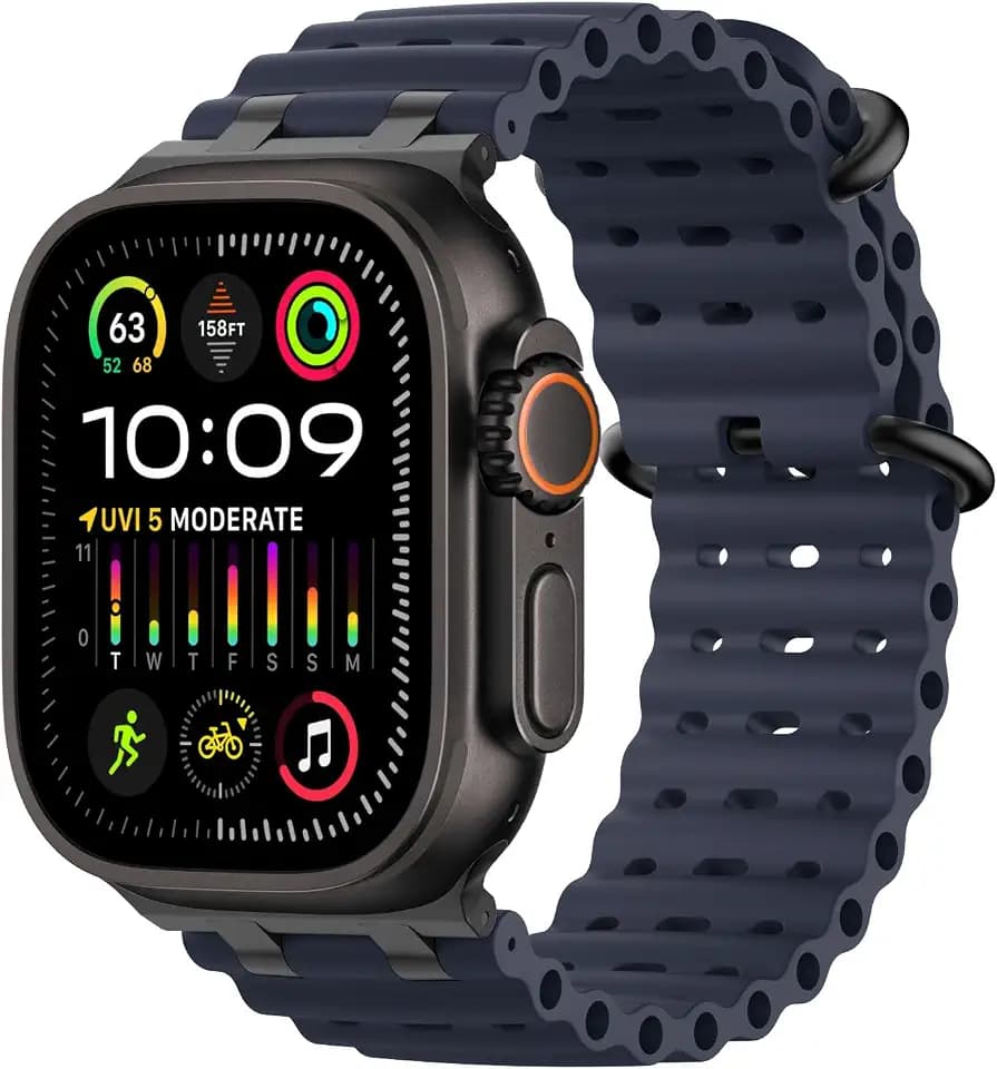 MoKo Upgraded Ocean Band Compatible with Apple Watch 42/44/45/46/49mm