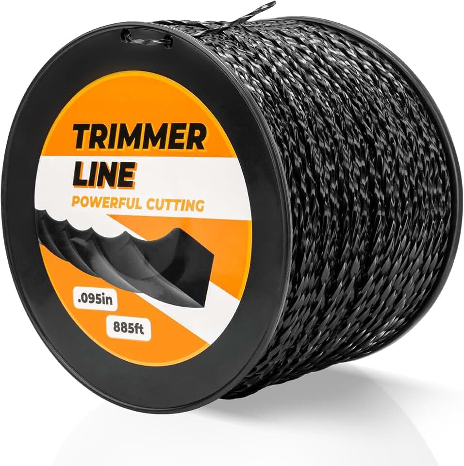885ft 0.095" Black Diamond Trimmer Line Cutting String Replacement for Echo