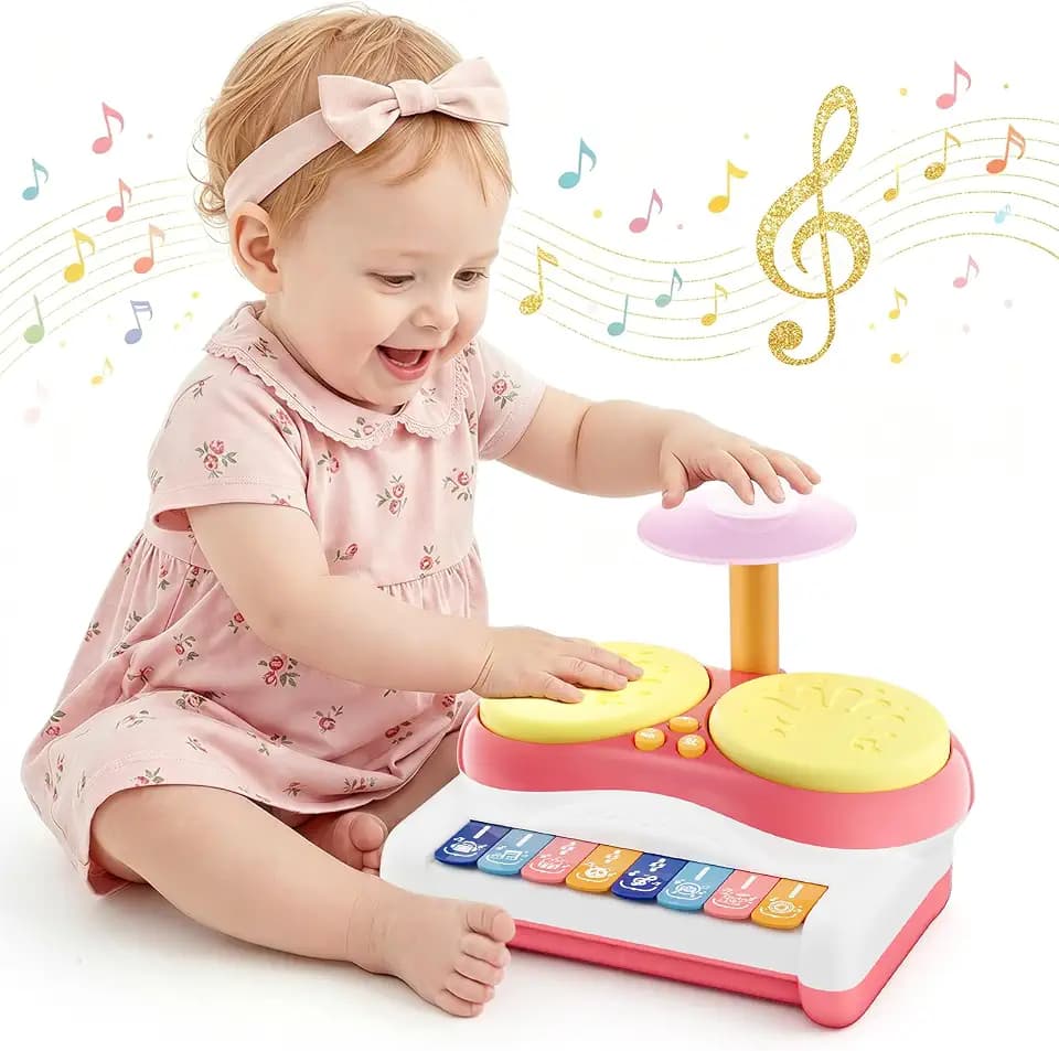 Toys for 1 Year Old Girl Gifts, Baby Music Toys, Birthday Easter Xmas Gifts