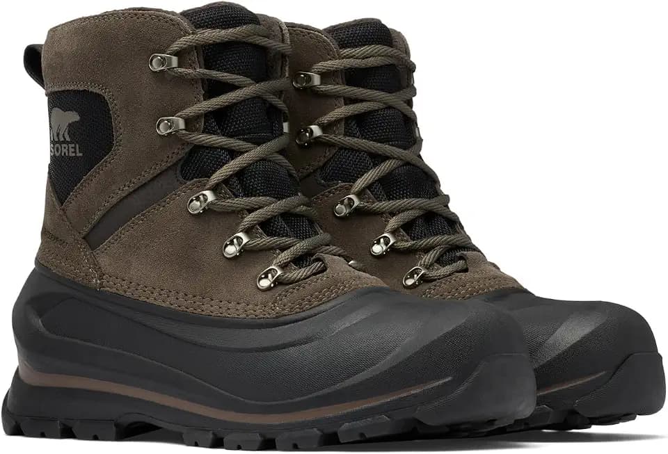 Sorel Buxton Lace Waterproof wasserdichte Winterstiefel für Herren, Braun (Delta x Black), 40 EU