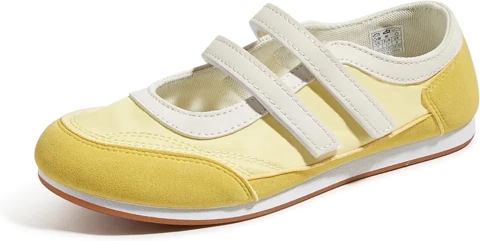 Women's Canvas Mary Jane Shoes Adjustable Hook and Loop Daily