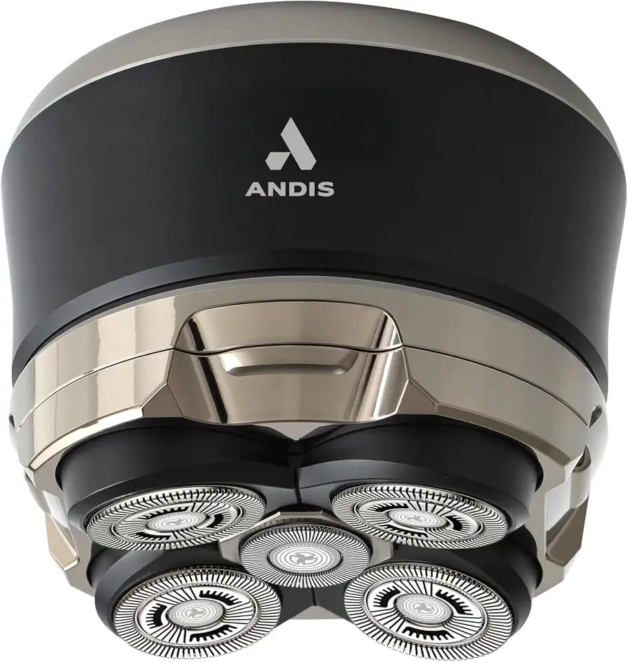 Andis 562927 Head Shaver for Skull, Waterproof Wet/Dry Rotary, Black