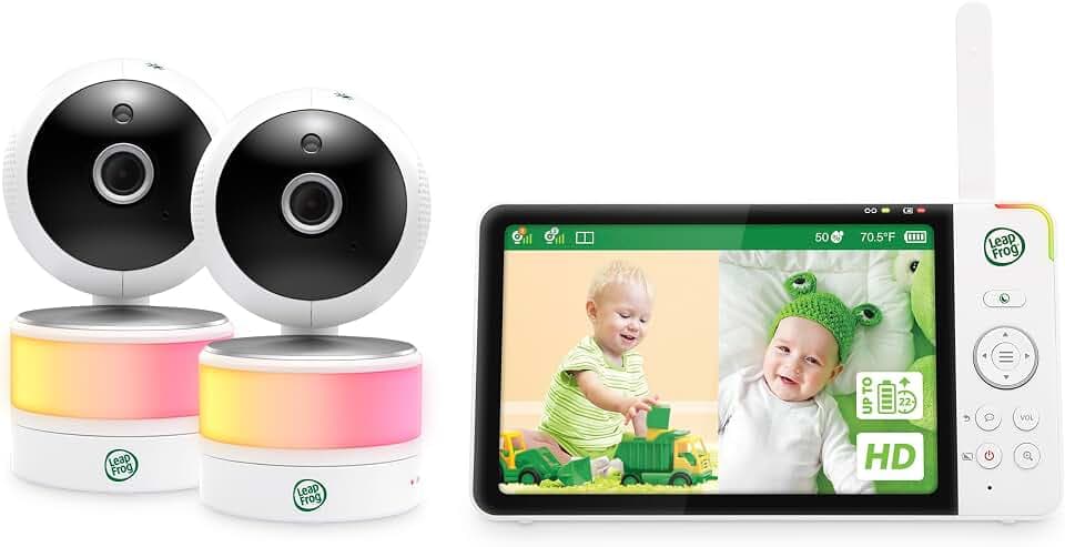 LeapFrog LF920-2HD 2-Camera Video Baby Monitor with 7" HD Screen