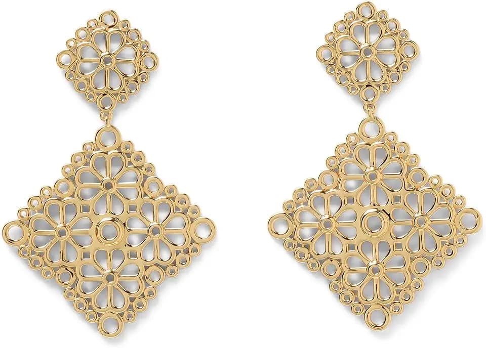kate spade new york Spade Flower Lace Drop Earrings