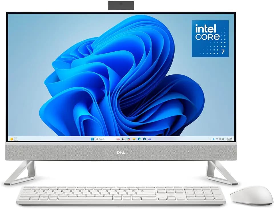 Dell 27 All-in-One Desktop, FHD, Intel Core 7 150U, 32GB, Windows 11 Home