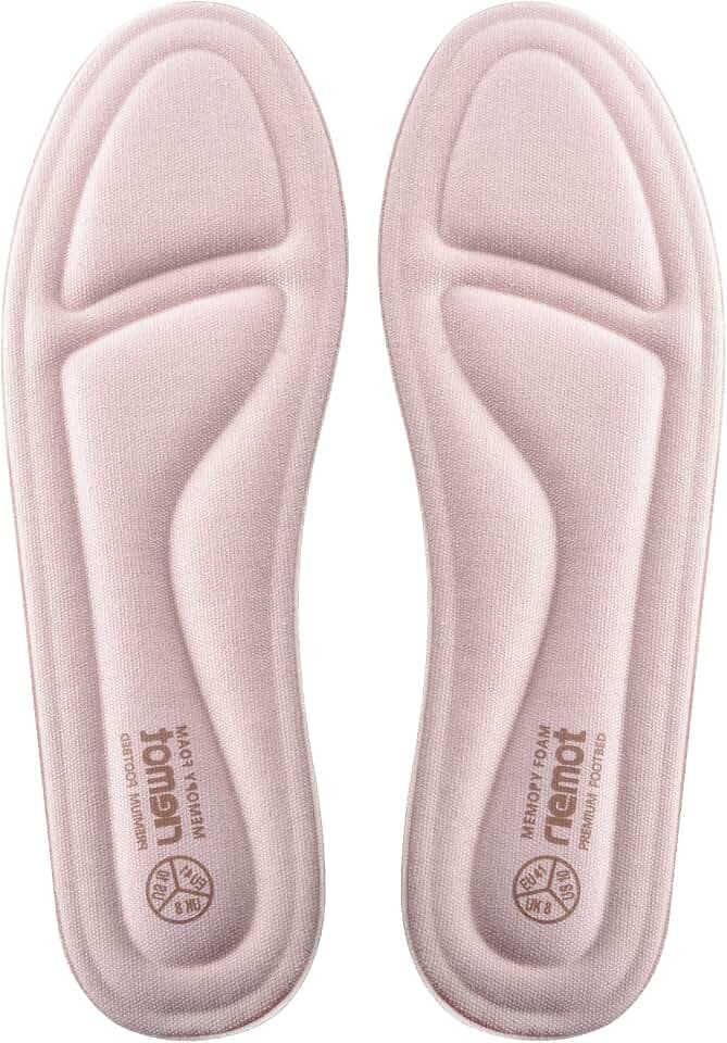 riemot Memory Foam Einlegesohlen für Damen und Herren – Bequeme Schuheinlagen für Sneaker, Stiefel und Sportschuhe – Ideal für Freizeit, Alltag und Sport