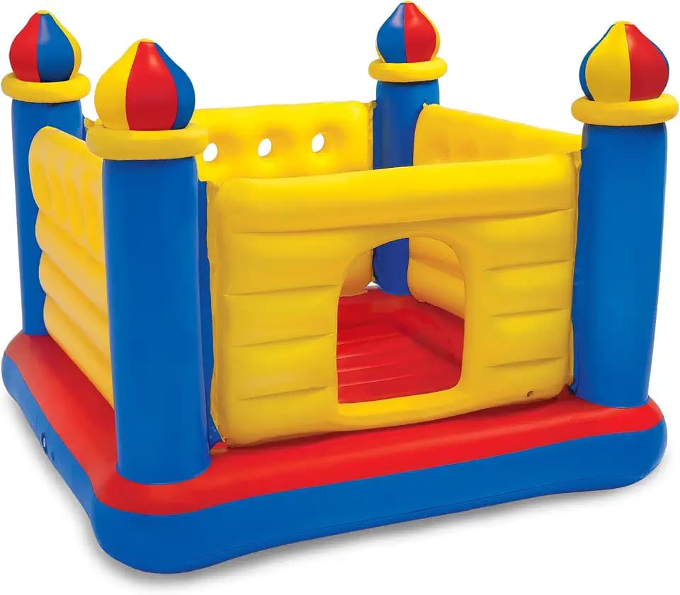 INTEX Jump-O-Lene Inflatable Bouncy Castle for Kids Ages 3-6