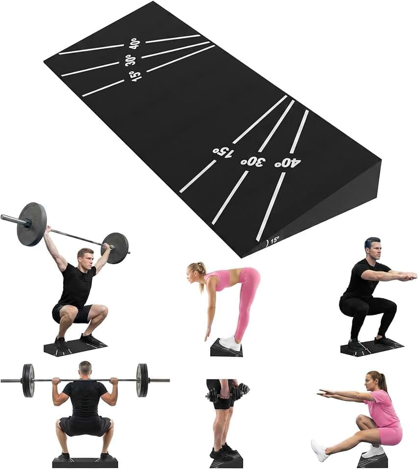 Garvee Squat Wedge Block 15° - Slant Board with 15°/30°/40° Angle Markings