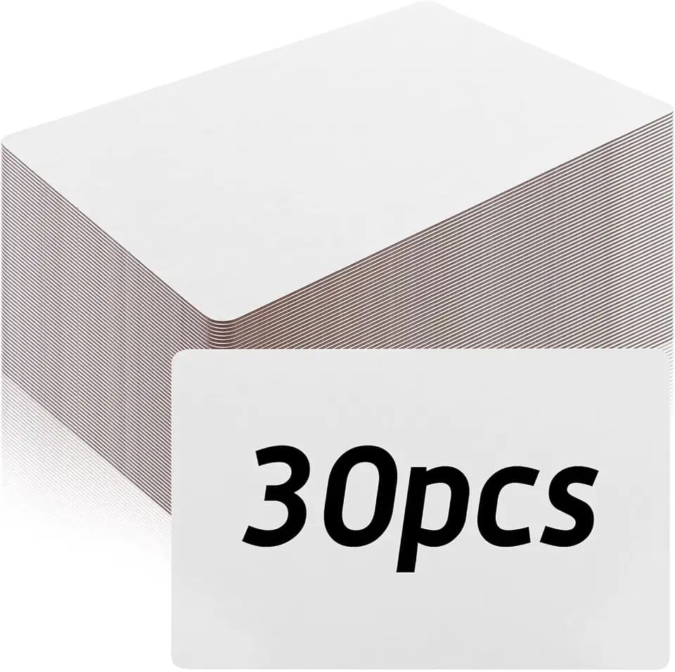 Doppelseitige, trocken abwischbare Tafeln, kompakte Mini-Whiteboards für Kinder, Lehrer und Studenten, ideal für Klassenzimmer, Schule, Büro und Zuhause, 30 Stück