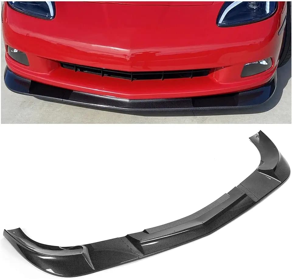 HECASA 3Pcs Bumper Lip Compatible with 2005-2013 Corvette C6