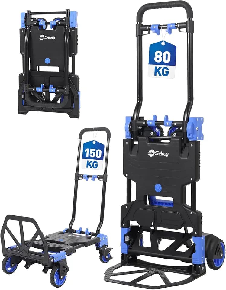 Sekey Flex 2-in-1-Serie | Sackkarre Klappbar Transportwagen Plattformwagen