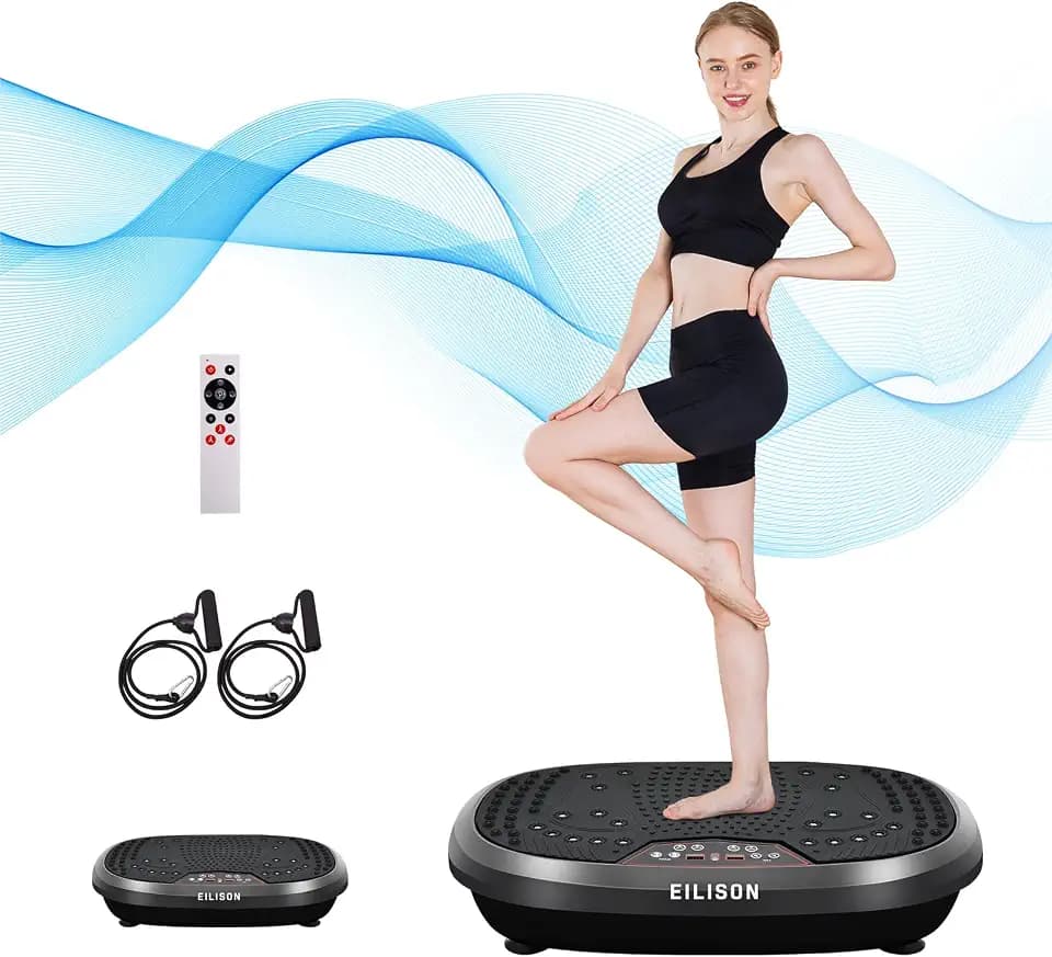 EILISON FitMaxx 3D XL Vibration Plate Exercise Machine with 120 Speeds