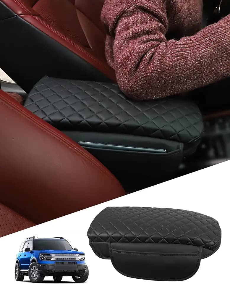 Center Console Armrest Cover for 2026 2025 2024 2023 2022 2021 Bronco Sport