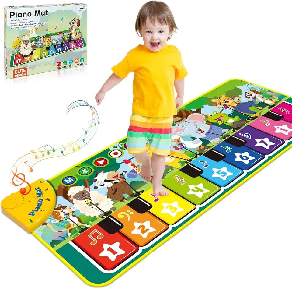 Klaviermatte Gibt Tier‑Und Klavierklänge Wieder Baby Spielzeug Ab 1‑2 Jahre